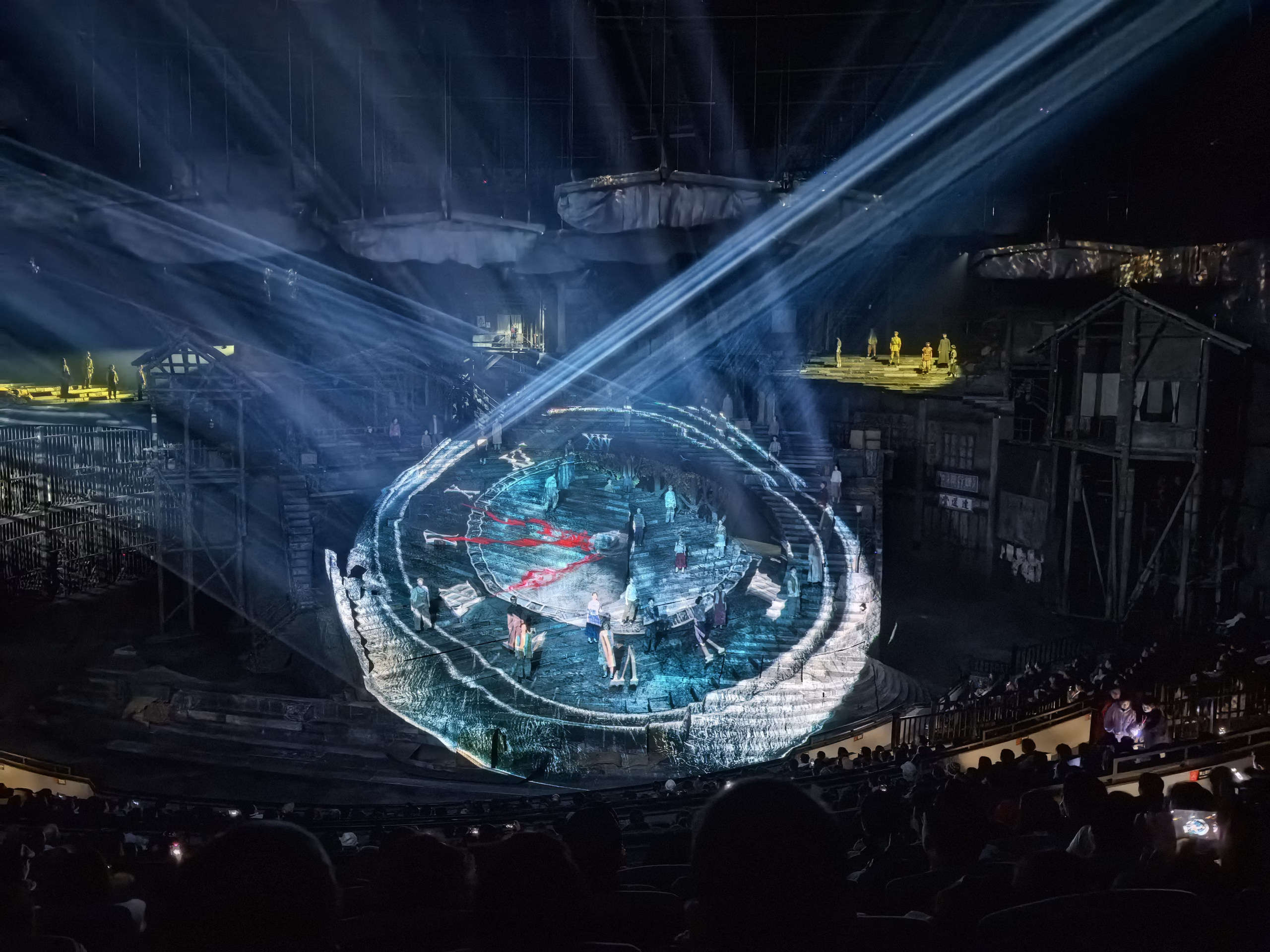 Rotating auditorium and stage